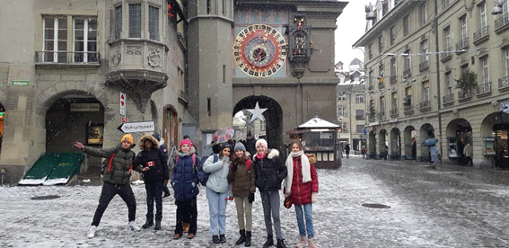 Weinachtsmarkt : Les germanistes aux marchés de Noël à Berne 